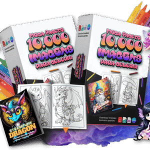 Pacote +10.000 Imagens Para colorir (Completo)