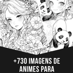+730 Imagens de Animes Para Colorir