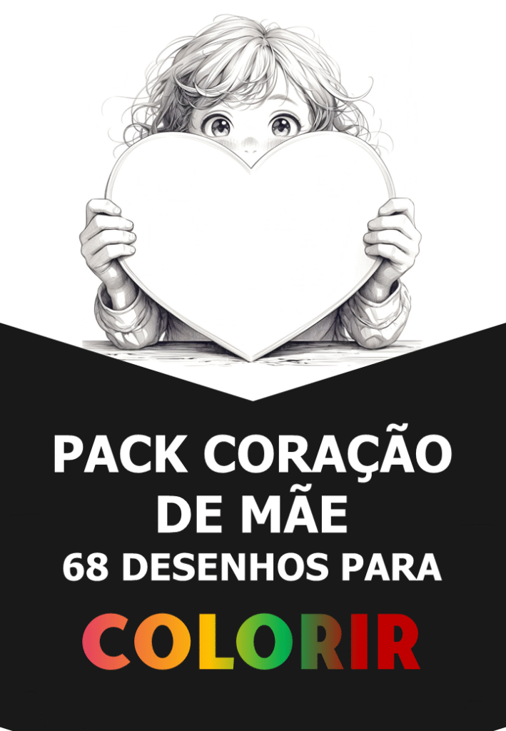 Pack Coração de Mãe (68 Desenhos de Corações)