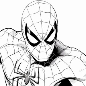 Livro de Colorir Homem Aranha