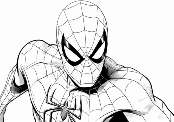Livro de Colorir Homem Aranha