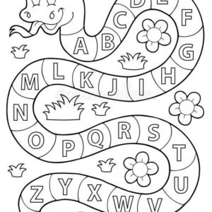 Pack Letras Alfabeto para Colorir