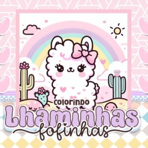 Livro de Colorir Lhaminhas Fofinhas