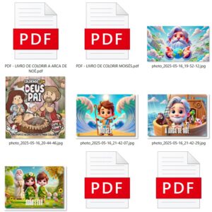 Pack Livros Cristão para Colorir