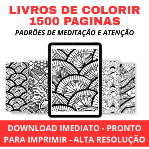 1500 Desenhos Com Padrões de Meditação